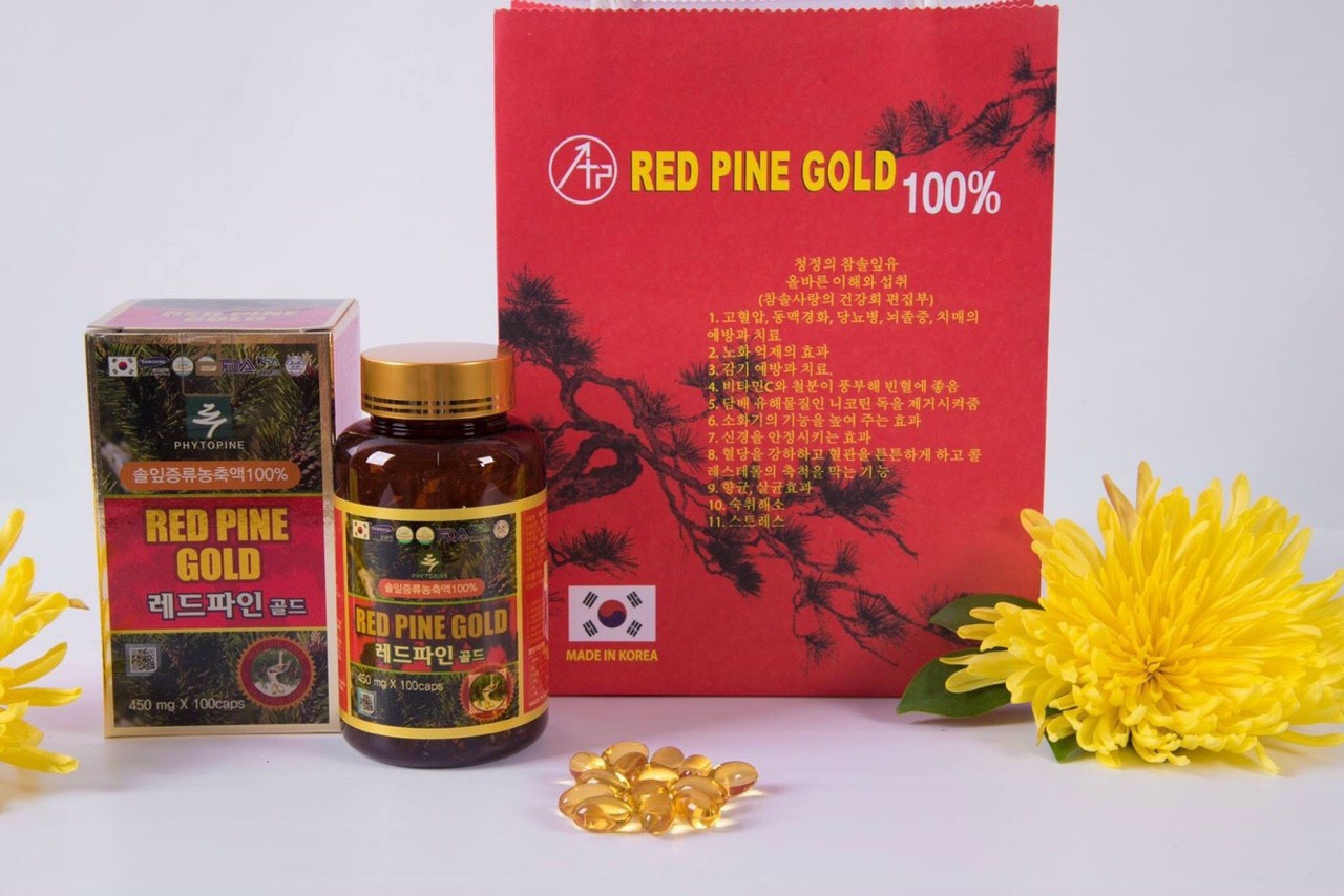 Tinh Dầu Thông Đỏ Hàn Quốc hộp 100 viên